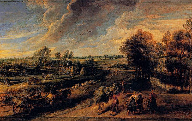 Peter Paul Rubens Return from the Fields china oil painting image